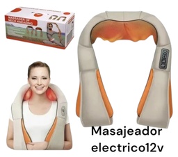 MASAJEADOR DE ESPALDA CON CALOR ELECTRICO MASSAGER NECK KNEADING
