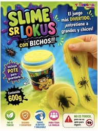 SLIME DR LOKUS CON BICHO 600 GR EN POTE