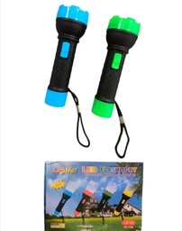 LINTERNA LED 10.5 CM LZF-R8 CABEZAL Y BASE DE COLOR