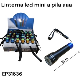 LINTERNA LED MINI A PILA AAA EP31636