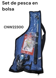 SET DE PESCA EN BOLSA CON ACCESORIOS CNW22300
