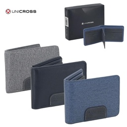 BILLETERA UNICROSS ESTILO JEAN 3 COLORES C/ SOLAPA 62.3600018