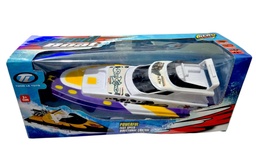 LANCHA YATE A PILA EN CAJA SPEED BOAT 30CM