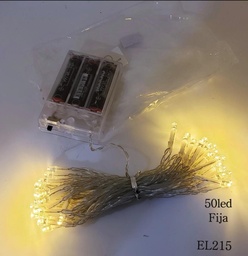 LUZ LED X50 CALIDA FIJA A PILA EN BOLSA