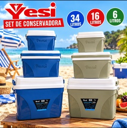 COMBO CONSERVADORA YESI X 3 DE 34lts +16lts + 6lts