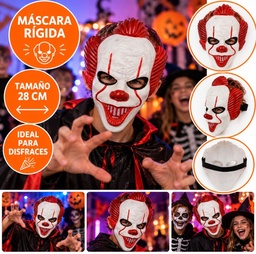 MASCARA RIGIDA PAYASO IT 28CM