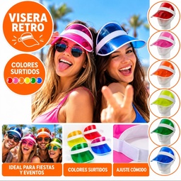 SOMBRERO GORRO VISERA RETRO COLORES SURTIDO YJ0626