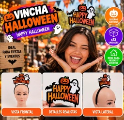 VINCHA GOMA EVA HAPPY HALLOWEEN 2510-162